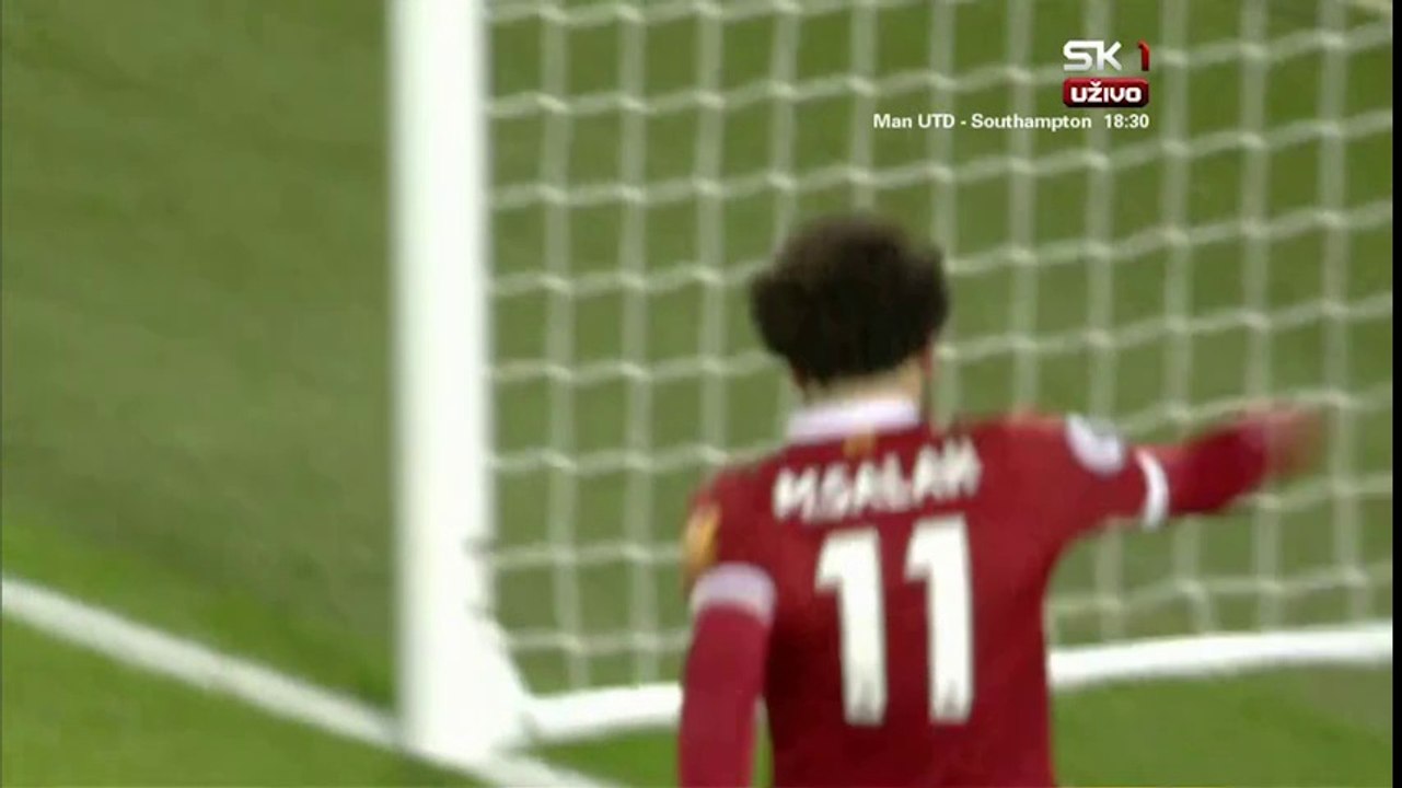 هدف صلاح ضد ليستر سيتي