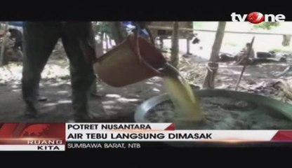Mengolah Tebu Menjadi Gula Merah dengan Cara Tradisional