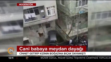 4 yaşındaki kızına dehşet yaşatan babaya mahalleli dayak attı