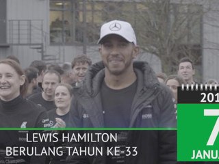 Born This Day - Ulang tahun Hamilton ke-33
