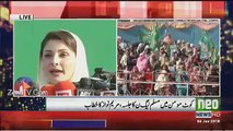 Maryam Nawaz Speech In PMLN Jalsa Momin Kot - 6th January 2018