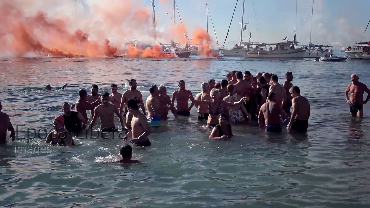 The Celebration of Epiphany Day 2018 in Greece