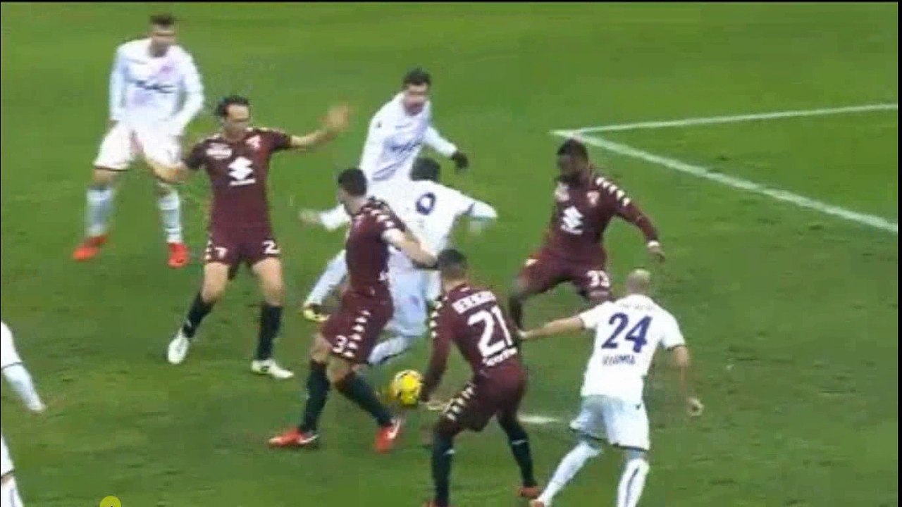 Pulgar missed penalty - Torino vs Bologna 1-0  06.01.2018 (HD)