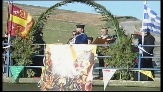 Ο αγιασμός των υδάτων στον Μόρνο