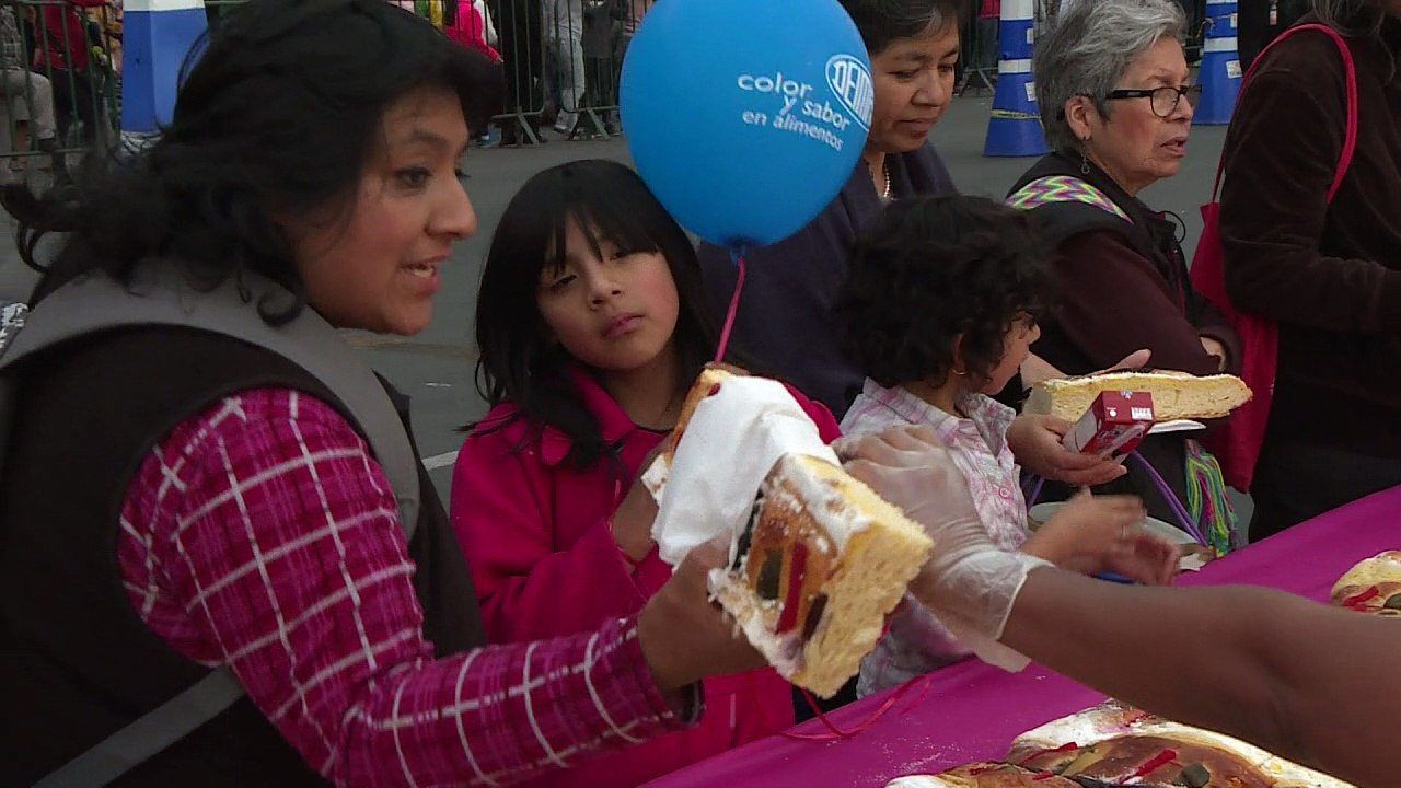 Mexique: une galette des Rois géante pour l'épiphanie
