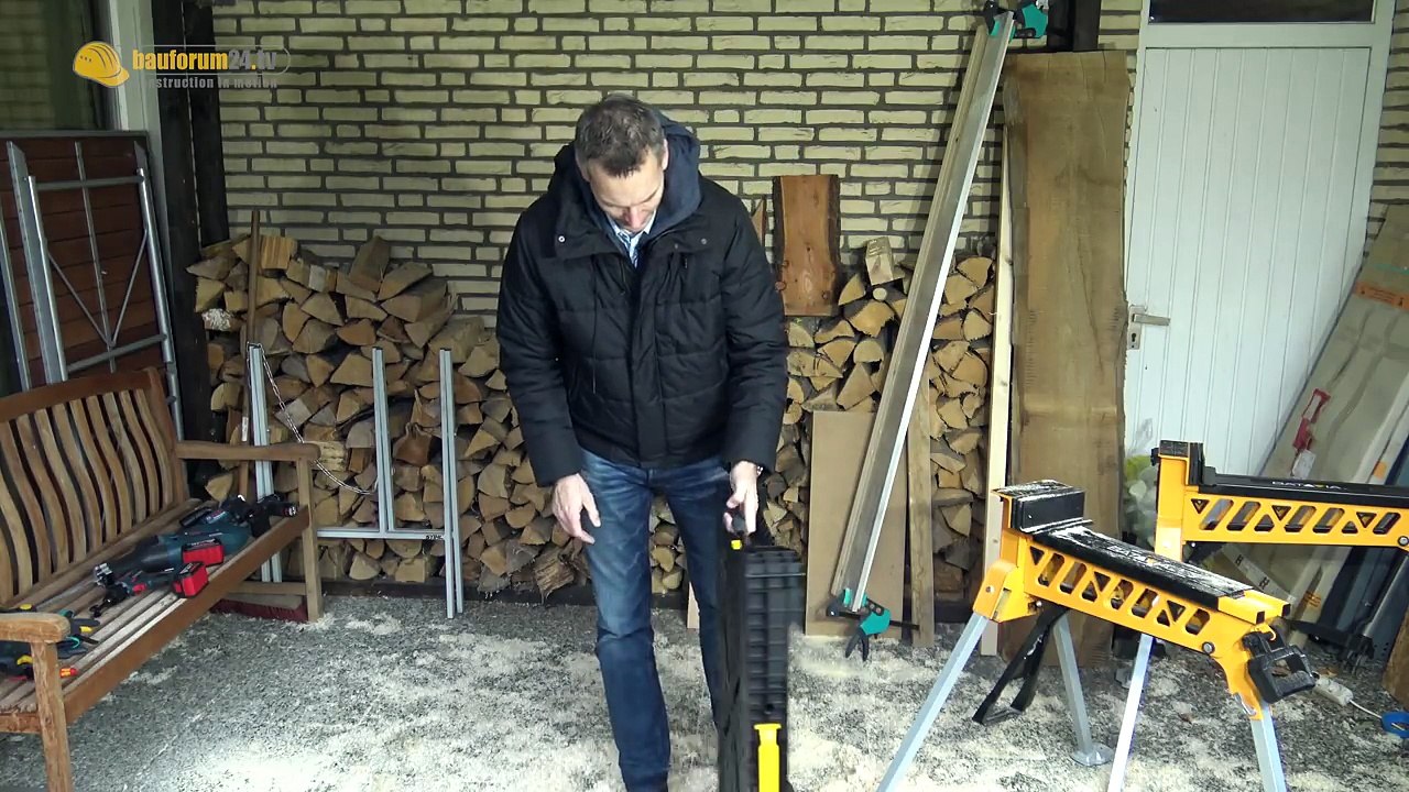 Geniale WERKBANK im TEST - hält sie wirklich 450KG aus?! Stanley FatMax Werkbank