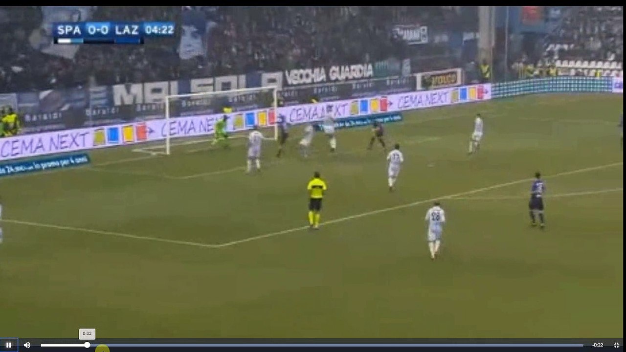 Alberto Amazing Solo goal - Spal vs Lazio 0-1  06.01.2018 (HD)