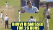 India vs SA 1st test 2nd Day : Bhuvneshwar Kumar dismissed for 25 runs | Oneindia News