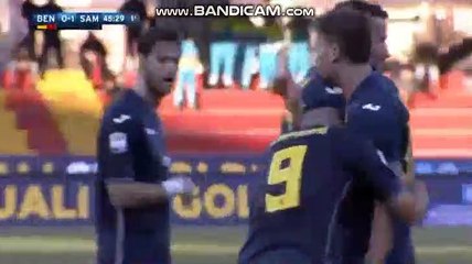 Gianluca Caprari Goal - Benevento 0-1 Sampdoria 06.01.2018