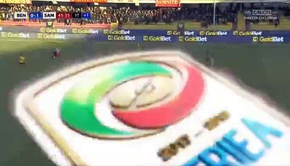 Gianluca Caprari Goal HD -Benevento	0-1	Sampdoria 06.01.2018