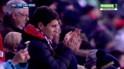 Leonardo Bonucci  Goal HD - AC Milan	1-0	Crotone 06.01.2018