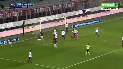 Leonardo Bonucci Goal HD - AC Milan 1 - 0 Crotone - 06.01.2018 (Full Replay)