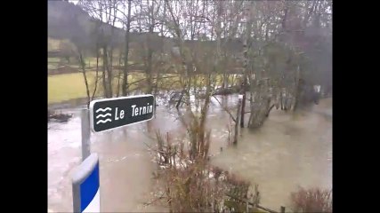 Lucenay l'Evêque : le Ternin en crue rend difficile les recherches de l'octogénaire disparu