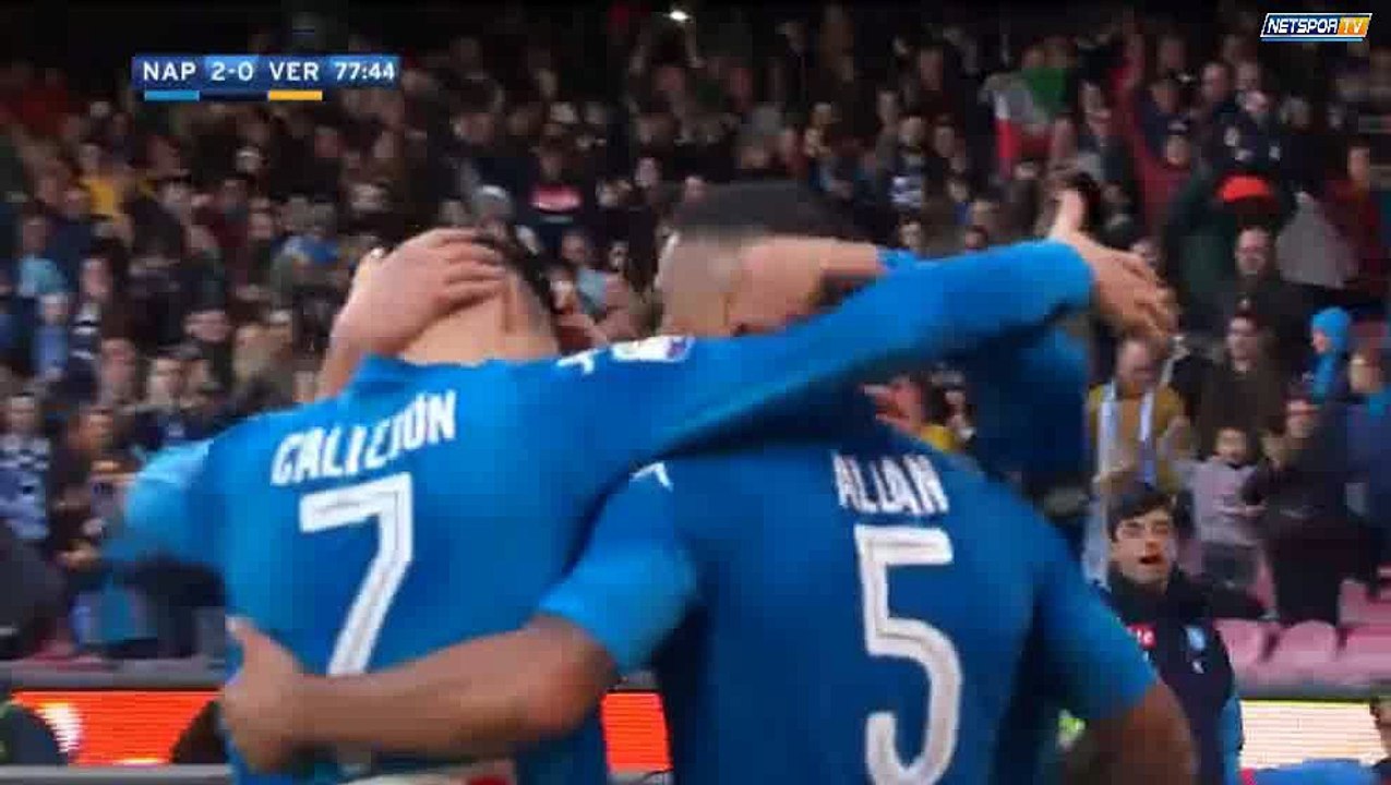 Jose Callejon Goal - Napoli 2-0 Hellas Verona 06-01-2018