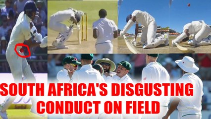 Télécharger la video: India vs SA 1st test : Hardik Pandya gets hurt on Rabada's ball, no Proteas players came for his aid