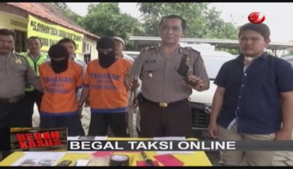 Begal Taksi Online Dibekuk Saat Beraksi