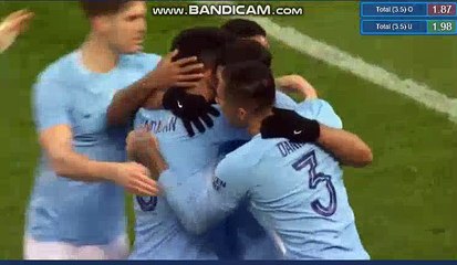 Sergio Aguero Goal - Manchester City 1-1 Burnley 06.01.2018