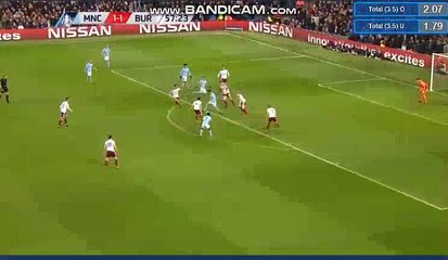 Sergio Aguero Goal - Manchester City 2-1 Burnley 06.01.2018