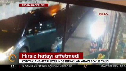 Hırsız hatayı affetmedi