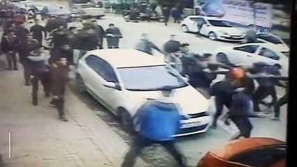 İznik’te yumruklar tekmeler havada uçuştu, o anlar kameraya yansıdı
