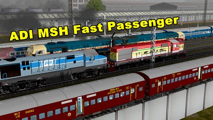 Ahmedabad - Mahesana Passenger Departure On Time || IR In MSTS Opain rail