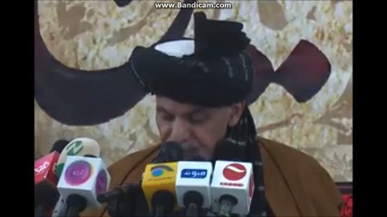 اشرف غنی امام حسین نواسه خدا گفتن
