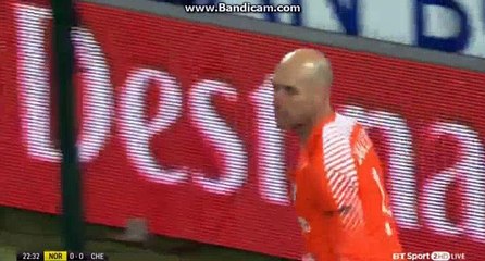 Murphy    Big   Chance    HD  Norwich 0 - 0	 Chelsea  06-01-2018