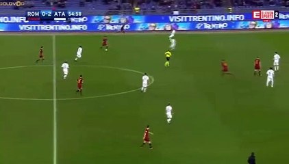 Edin Dzeko Goal HD - AS Roma	1-2	Atalanta 06.01.2018