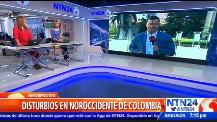 Tensión en el noroccidente de Colombia debido a las protestas por la instalación de peajes en la zona que terminaron en