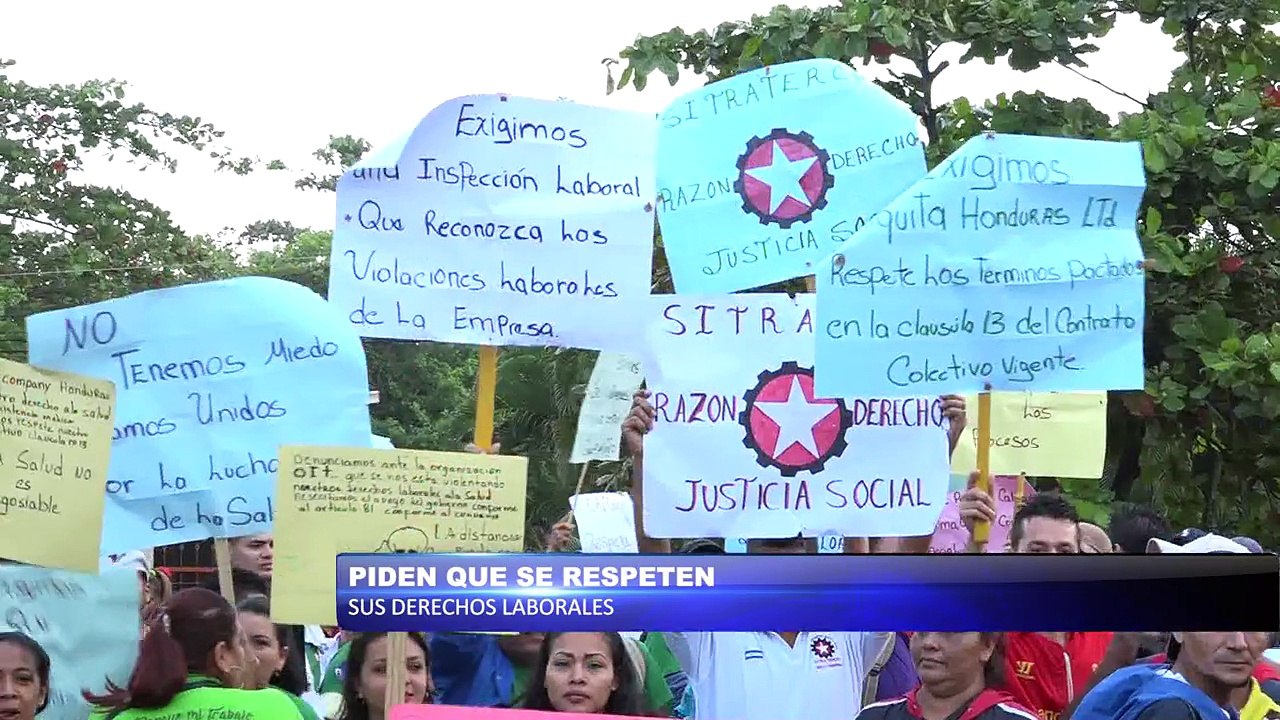 Piden que se respeten sus derechos laborales