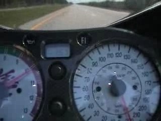 [驚愕] バイクで220mph （約350km／h）