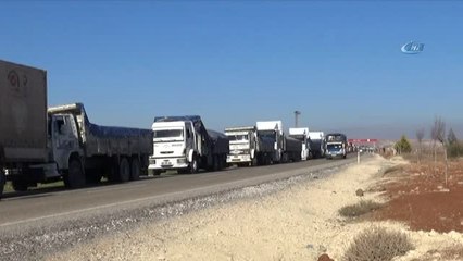 Çobanbey Gümrük Kapısında 5 Kilometrelik Tır Kuyruğu