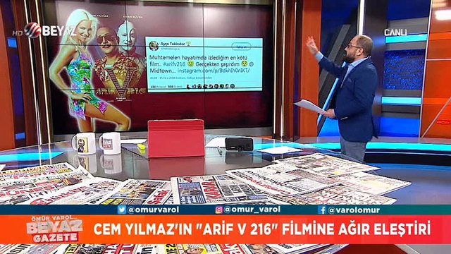 Cem Yılmaz'ın ''Arif V 216'' filmine ağır eleştiri