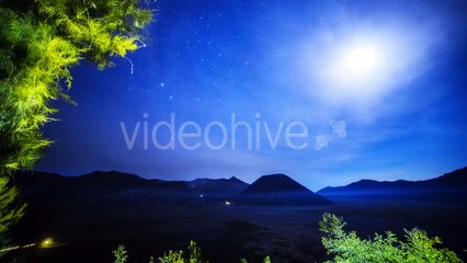 The Milky Way Above The Volcano Bromo in Java, Indonesia by Timelapse4K
