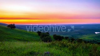 Sunset With a View Of The Shymkent City, Kazakhstan by Timelapse4K