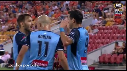 Brisbane Roar vs Sydney FC  , Deivson Bobo goal