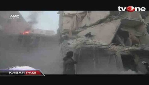 Serangan Militer Suriah Hancurkan RS di Aleppo