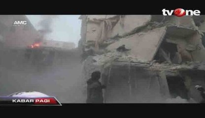 Serangan Militer Suriah Hancurkan RS di Aleppo