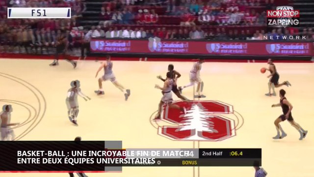 Basket-ball : Une incroyable fin de match entre deux équipes universitaires américaines (vidéo)