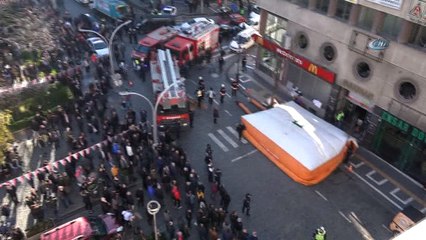 Üçüncü kez intihara teşebbüs etti, çıktığı çatıda baygınlık geçirdi