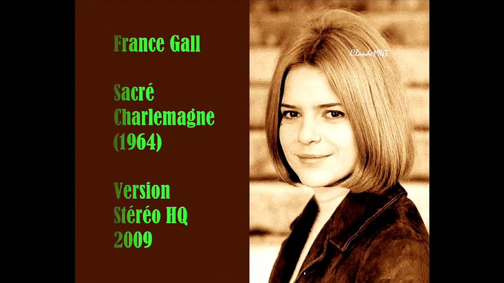 France Gall Sacre Charlemagne 1964 Video Dailymotion