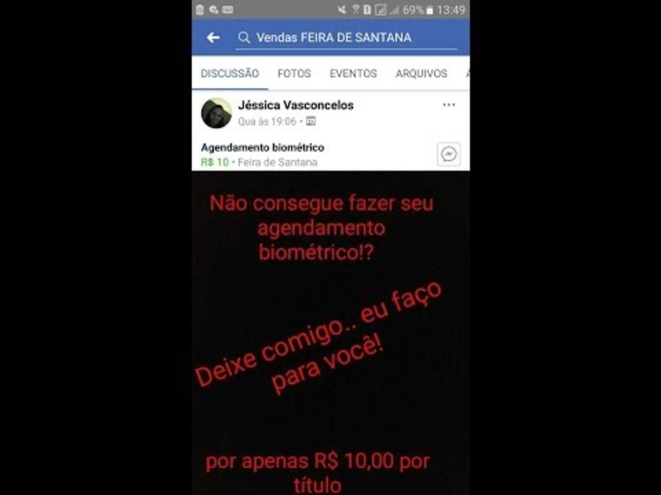 Agendar biometria virou bico em Feira de Santana