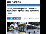 Justiça manda passagem de ônibus voltar para R$ 3,40