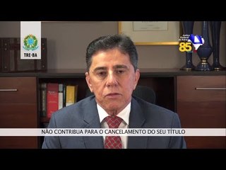 TRE joga para o eleitor a responsabilidade pela biometria