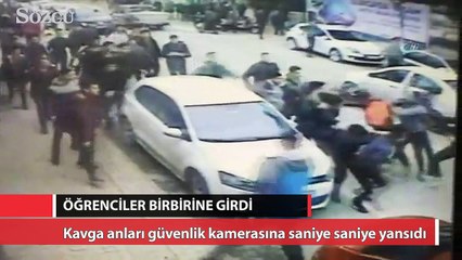 Öğrenciler birbirine girdi