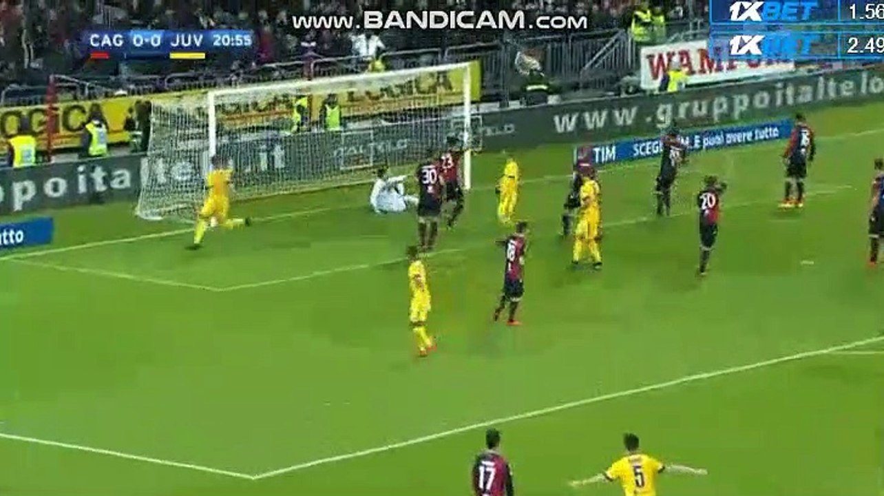 Medhi Benatia Offside Goal HD - Cagliarai 0-0 Juventus 06.01.2018