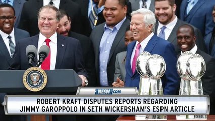 Robert Kraft Reiterates Support For Head Coach Bill Belichick