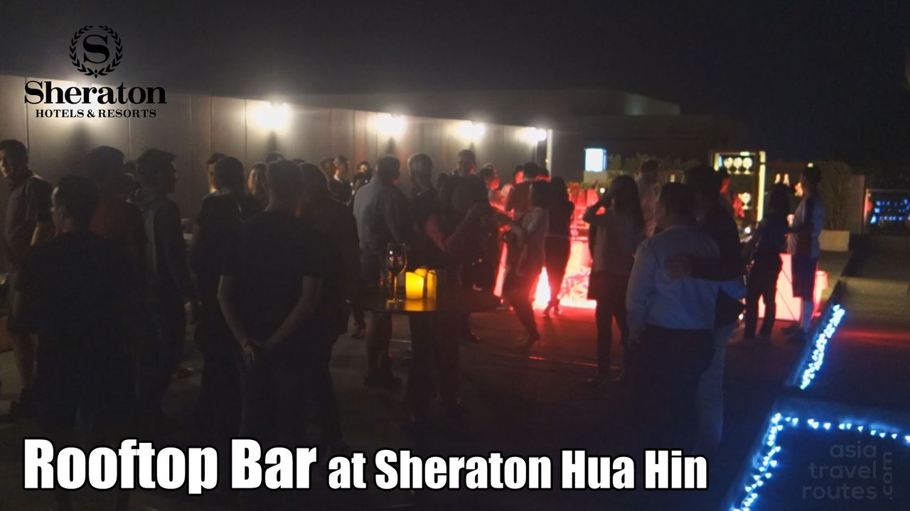 Rooftop bar at Sheraton Hua Hin