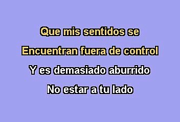 NO ME ENSEÑASTE - THALIA (KARAOKE)