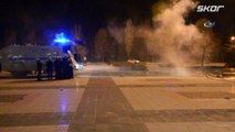 Polis, Beşiktaş taraftarına müdahalede bulundu